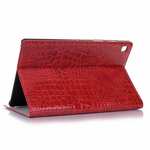 For Samsung Galaxy Tab S5e 10.5 T720 T725 Crocodile Skin Leather Case - Red