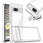 For Google Pixel 9 Pro XL Clear Case Shockproof Soft TPU Transparent Phone Cover