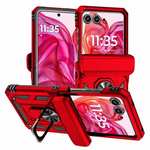 For Motolola Razr 2024 Case Shockproof 360 Ring Stand Hinge Hard PC+TPU Cover