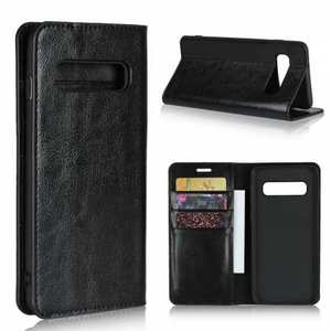 Flip Magnetic Wallet Genuine Leather Case Cover For Samsung Galaxy S10 S10 Plus Note 10 Plus S20 Ultra Plus