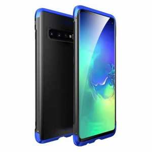 For Samsung Galaxy S10 Plus Shockproof Hybrid Case - Black&Blue