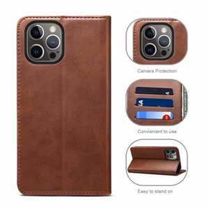 For iPhone 13 12 Mini Pro Max PU Leather Wallet Flip Stand Case