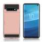 For Samsung Galaxy S10 Plus/S10E/Lite Case Cover With Card Wallet Holder Slot - Rose Gold