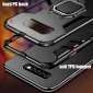 For Samsung Galaxy S10 Plus Hybrid Magnetic Ring Holder Hard Case Cover - Black