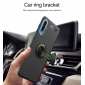 For Samsung Galaxy A50 Shockproof Armor Magnet Ring Holder Stand Case Cover - Black