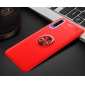 For Samsung Galaxy A50 Shockproof Magnet Ring Holder Stand Case Cover - Red