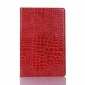 For Samsung Galaxy Tab S5e 10.5 T720 T725 Crocodile Skin Leather Case - Red