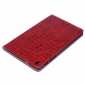 For Samsung Galaxy Tab A 8.0 2019 SM-P200/P205 Luxury Crocodile Skin Pattern Leather Case - Red