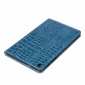 For Samsung Galaxy Tab A 8.0 2019 SM-P200/P205 Luxury Crocodile Skin Pattern Leather Case - Blue