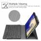 For Samsung Galaxy Tab S5e 10.5 SM-T720/T725 Detachable Bluetooth Keyboard Leather Case - Black