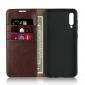 For Samsung Galaxy S20 Ultra Plus S10 Plus A50 Genuine Leather Flip Card Slots Wallet Phone Case Cover