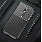 For Nokia 4.2 Shockproof Armor Carbon Fiber Hybrid Soft Case Cover