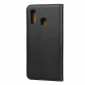 For Samsung Galaxy A30 - Genuine Leather Card Slots Wallet Case Cover Black