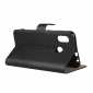 For Samsung Galaxy A30 - Genuine Leather Card Slots Wallet Case Cover Black