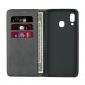 For Samsung Galaxy A30 Real Leather Flip Card Slot Wallet Case Cover