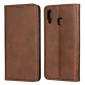 For Samsung Galaxy A30 Real Leather Flip Card Slot Wallet Case Cover