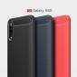 For Samsung Galaxy A50 Shockproof Rubber Carbon Fiber Soft Case Cover