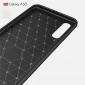 For Samsung Galaxy A50 Shockproof Rubber Carbon Fiber Soft Case Cover