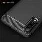 For Samsung Galaxy A50 Shockproof Rubber Carbon Fiber Soft Case Cover