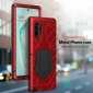 For Samsung Galaxy Note 10+ Plus Powerful Metal Aluminum Armor Silicone Case - Red