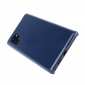 Matte Genuine Leather Back Case Cover for Samsung Galaxy Note 10+ / 10 - Navy Blue