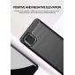 For Samsung Galaxy Note 10 Lite - Full Protective Case Carbon Fiber Cover Black