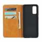 For Samsung Galaxy S20 Magnetic Leather Wallet Flip Case Cover Stand - Brown