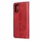 For Samsung Galaxy S20 Plus Magnetic Leather Wallet Flip Case Card Slot - Wine Red