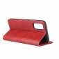 For Samsung Galaxy S20 Ultra Magnetic Leather Card Slot Flip Wallet Case - Wine Red