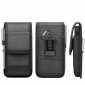 For BlackBerry KEYone Case Phone Holster Belt Clip Pouch Card Holder Nylon Wallet Cover