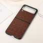 For Samsung Galaxy Z Flip3 5G Case Crocodile Leather Hard Cover