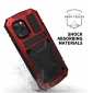 For iPhone 16 15 Pro Max Shockproof Aluminum Gorilla Glass Metal Case