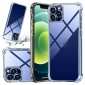 For iPhone 14 13 Pro Max Shockproof Clear Rubber Soft Case Cover