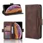 For iPhone 14 13 12 11 Pro Max Case Leather Magnetic Wallet Phone Cover