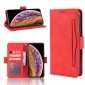 For iPhone 14 13 12 11 Pro Max Case Leather Magnetic Wallet Phone Cover