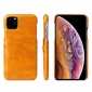 For iPhone 14 13 Pro Max Case Oil Wax Leather Credit Card Holder Back Cover