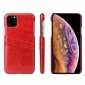 For iPhone 14 13 Pro Max Case Oil Wax Leather Credit Card Holder Back Cover