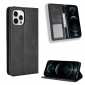 For iPhone 14 13 Pro Max Case Retro Leather Flip Cover Wallet Card Stand