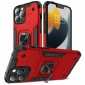 For iPhone 14 13 Pro Max Shockproof Ring Holder Stand Hybrid TPU Case Cover