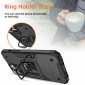 For iPhone 14 13 Pro Max Shockproof Ring Holder Stand Hybrid TPU Case Cover