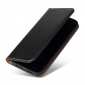 Luxury PU Leather Magnetic Flip Wallet Card Case For iPhone 13 Pro Max Mini - Black