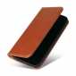 Luxury PU Leather Magnetic Flip Wallet Card Case For iPhone 13 Pro Max Mini - Brown