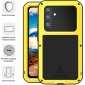 Metal Case for Samsung Galaxy A54 5G,Heavy Duty Shockproof Aluminum Case with Silicone Built-in Screen Protector Yellow