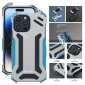 For iPhone 15 14 13 Pro Max Metal Case Heavy Duty Shockproof Screw Cover