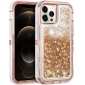 Shockproof Liquid Glitter Square Phone Case For iPhone 16 15 14 13 Pro Max