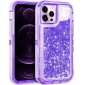 Shockproof Liquid Glitter Square Phone Case For iPhone 16 15 14 13 Pro Max