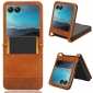 For Motorola Razr (2024) Leather Card Holder Wallet Case