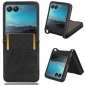 For Motorola Razr (2024) Leather Card Holder Wallet Case