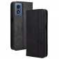 For Motorola Moto G 5G 2024 Case Magnetic Leather Wallet Card Slot Cover - Black