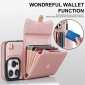 For iPhone 16 15 14 Plus Pro Max Case Card Holder Leather Wallet Cover